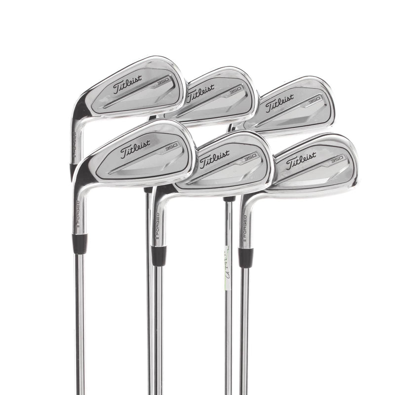 Titleist T350 Steel Mens Left Hand Irons 5-PW Regular - True Temper AMT Red