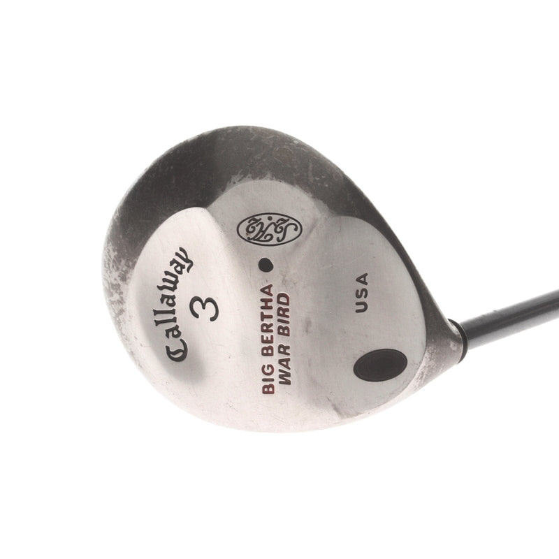 Callaway Big Bertha War Bird Graphite Mens Left Hand Fairway 3 Wood 15* Stiff - RCH 90