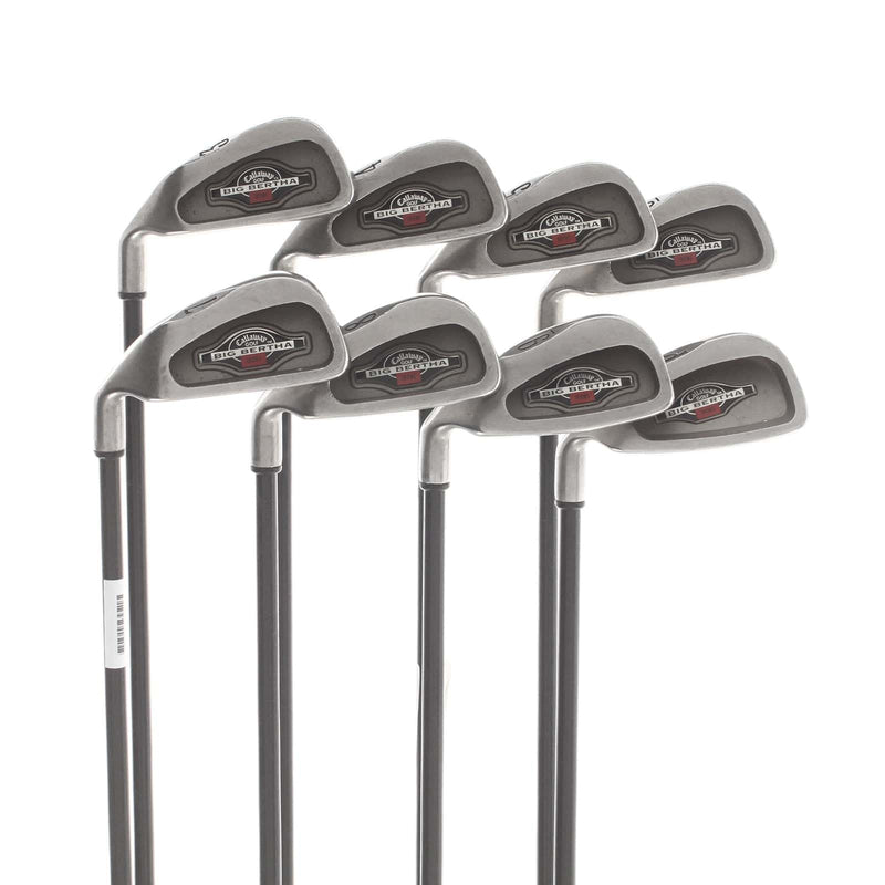 Callaway Big Bertha 1996 Graphite Mens Left Hand Irons 3-PW Regular - RCH 96
