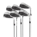 TaylorMade Qi Steel Mens Right Hand Irons 5-PW Regular - KBS Max MT 85