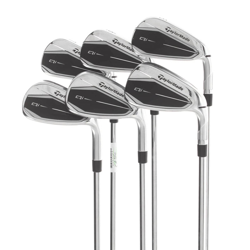 TaylorMade Qi Steel Mens Right Hand Irons 5-PW Regular - KBS Max MT 85