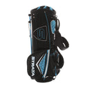 Strata Stand Bag - Black/White/Blue