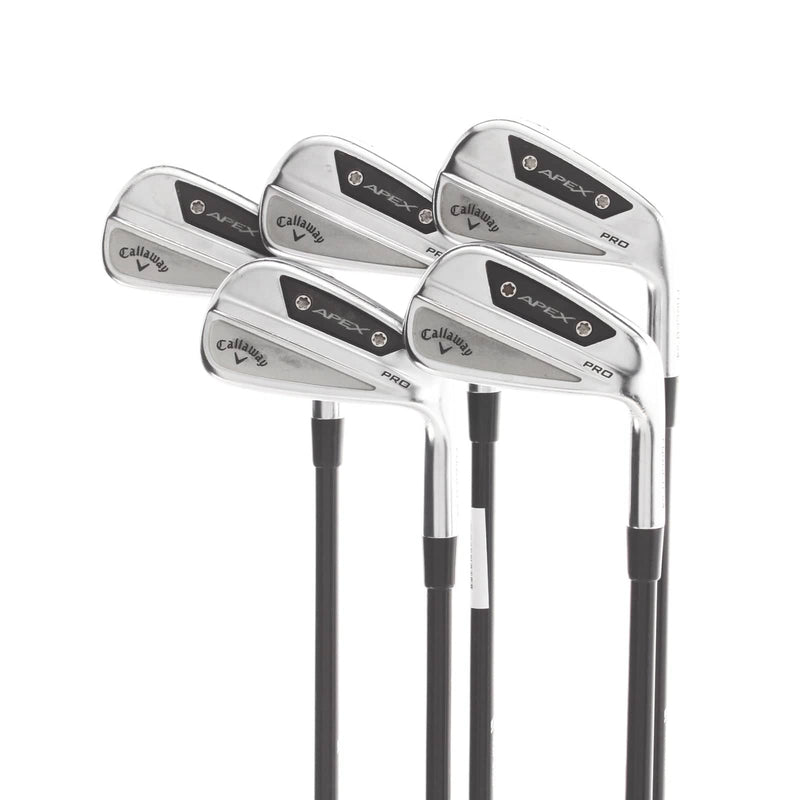 Callaway Apex Pro 24 Graphite Mens Right Hand Irons 6-PW Regular - MMT 85