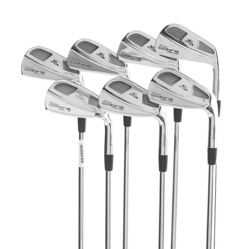 Cobra King Pro MB Steel Mens Right Hand Irons 4-PW Stiff - True Temper