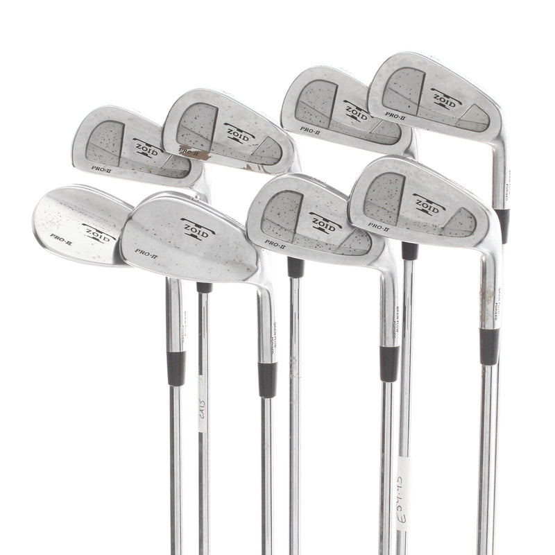 Mizuno Pro II T-Zoid Steel Mens Right Hand Irons 4-SW Regular - Dynamic Gold