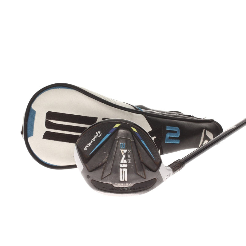 TaylorMade Sim 2 Max Graphite Mens Left Hand Fairway 5 Wood 18* Regular - Fujikura Ventus Blue 5-R