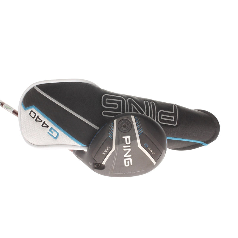 Ping G440 Max Graphite Mens Right Hand Fairway 3 Wood 15* Regular - Denali Red 60