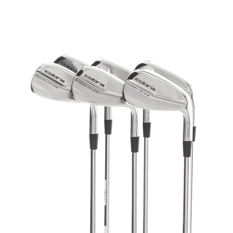 Cobra King Forged Tec 2022 One Length Steel Mens Right Hand Irons 5-PW Stiff - KBS $-Taper Lite