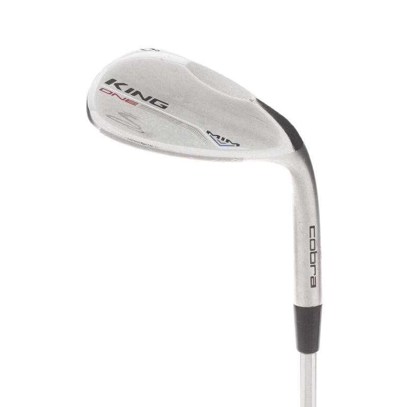 Cobra King MIM One Length Steel Mens Right Hand Lob Wedge 60* 8 Bounce V Grind Stiff - KBS Hi-Rev 2.0 125