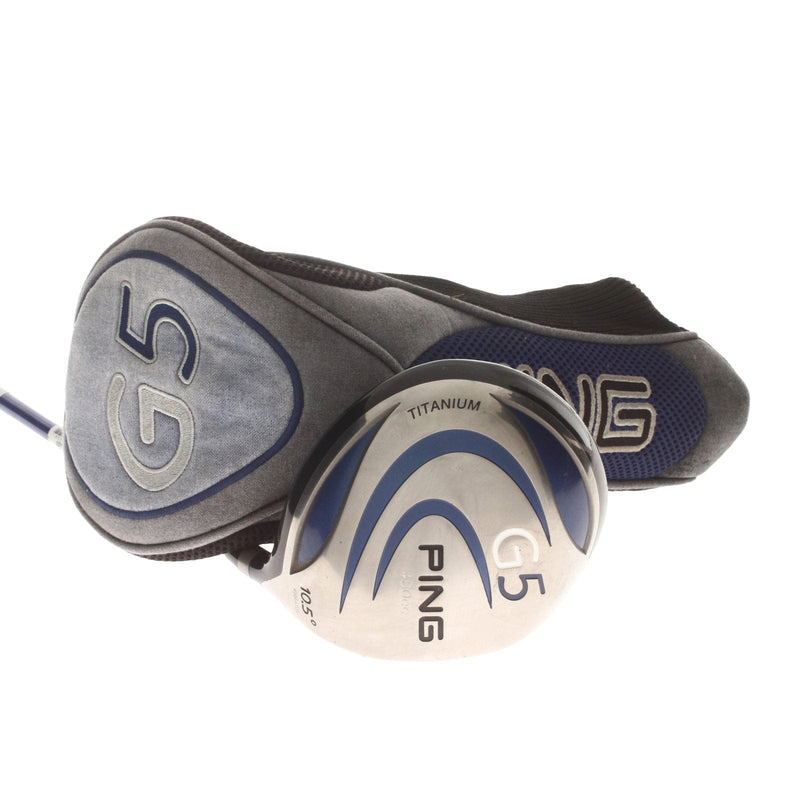 Ping G5 Graphite Mens Right Hand Driver 10.5* Stiff - Grafalloy ProLaunch Blue 65