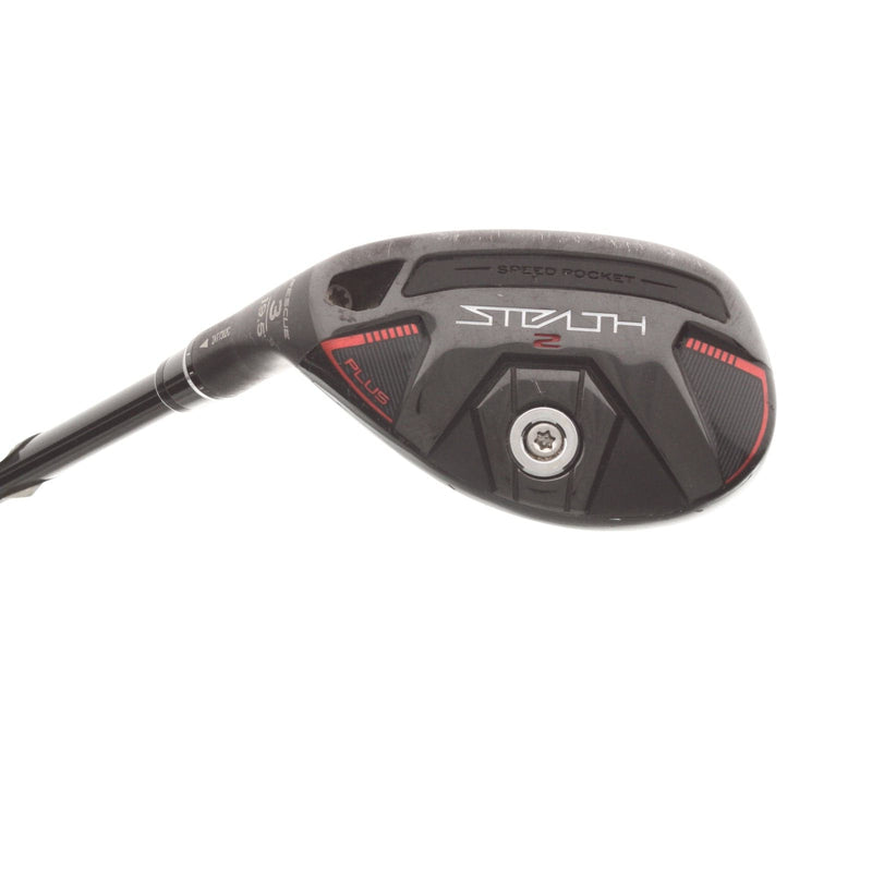 TaylorMade Stealth 2 Plus Graphite Mens Left Hand 3 Hybrid 19.5* Stiff - Mitsubishi Chemical Ka'li Red 85S