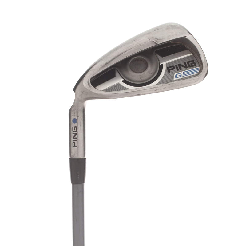 Ping G Series Graphite Mens Left Hand 6 Iron Blue Dot 1* Upright Regular - Ping CFS 70
