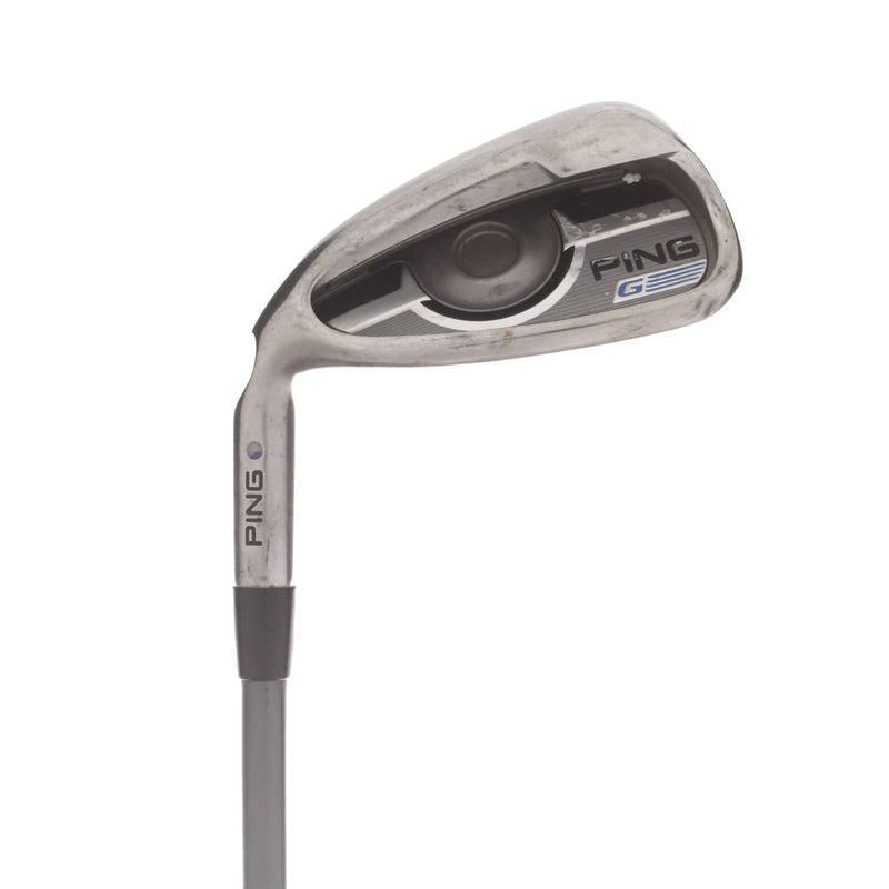 Ping G Series Graphite Mens Left Hand 8 Iron Blue Dot 1* Upright Regular - Ping CFS 70