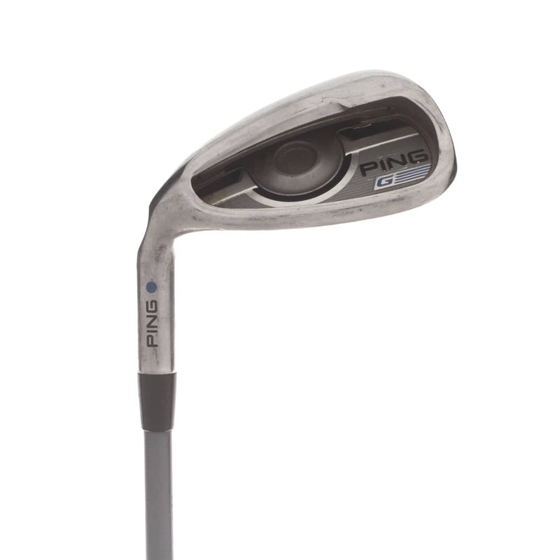 Ping G Series Graphite Mens Left Hand Pitching Wedge Blue Dot 1* Upright Regular - Ping CFS 70