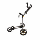 PowaKaddy DLX Lite FF 3-Wheel Push/Pull Trolley - Black/Yellow