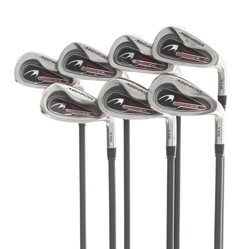 Benross VX6 Graphite Mens Right Hand Irons 4-SW Regular - Aldila DVS-i 70-R