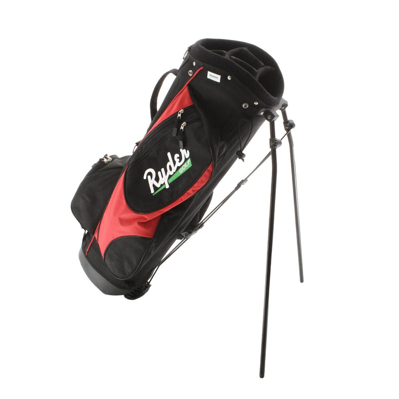 Ryder Golf Stand Bag - Black/Red
