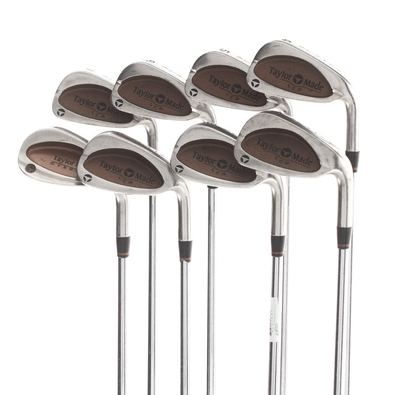 TaylorMade Burner LCG Steel Mens Right Hand Irons 4-SW Stiff - Precision Rifle S-90