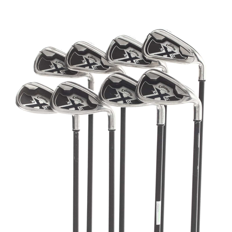 Callaway X-20 Graphite Mens Right Hand Irons 4-SW Regular - Callaway 75g