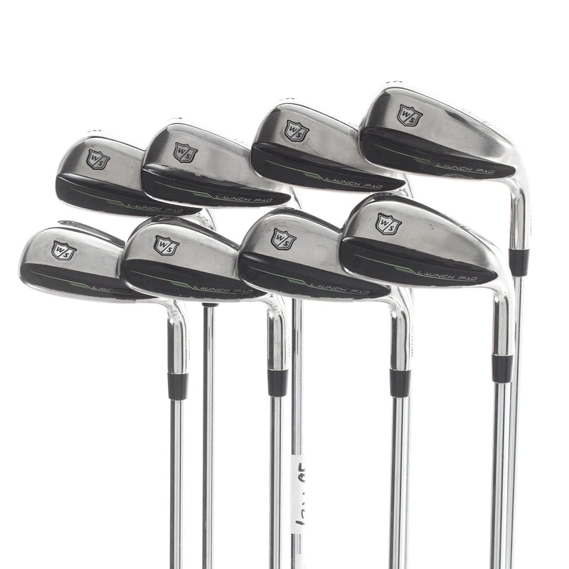 Wilson Launch Pad 2022 Steel Mens Right Hand Irons 5-GW+SW Ultralite - KBS Max Ultralite