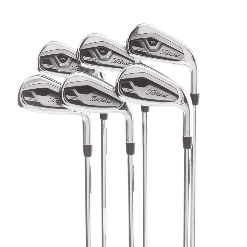 Titleist T300 2021 Steel Mens Right Hand Irons 5-PW Regular - AMT Red R300