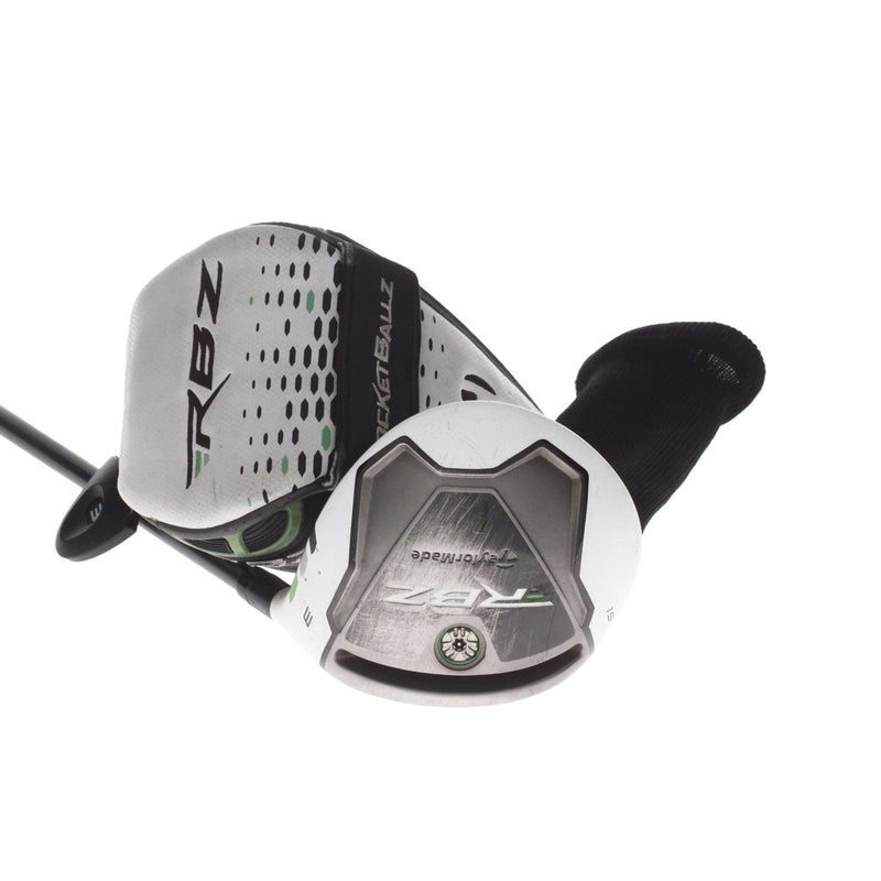 TaylorMade RBZ Graphite Mens Right Hand Fairway 3 Wood 15* Stiff - Matrix Ozik RBZ