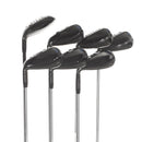 Cobra King T-Rail Steel/Graphite Mens Left Hand Irons 5-SW Regular - Cobra Ultra Lite