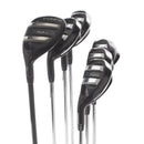 Cobra King T-Rail Steel/Graphite Mens Left Hand Irons 5-SW Regular - Cobra Ultra Lite
