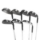 Cobra King T-Rail Steel/Graphite Mens Left Hand Irons 5-SW Regular - Cobra Ultra Lite