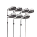 TaylorMade Qi Steel Mens Left Hand Irons 5-SW Regular - KBS Max 85