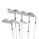 TaylorMade Qi Steel Mens Left Hand Irons 5-SW Regular - KBS Max 85