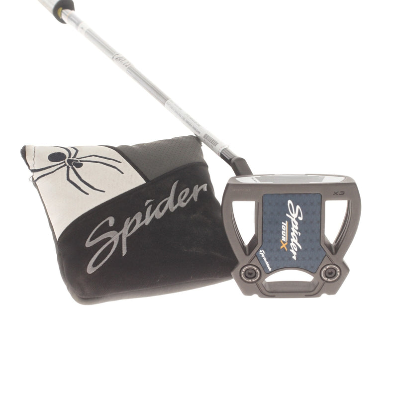TaylorMade Spider Tour X 2023 Mens Left Hand Putter 34" Mallet KBS - Super Stroke Pistol 1.0