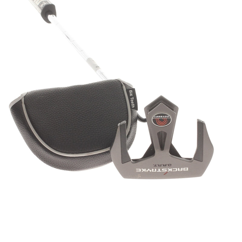 Odyssey Backstryke Dart Mens Right Hand Putter 33" Mallet - Super Stroke Flatso 3.0