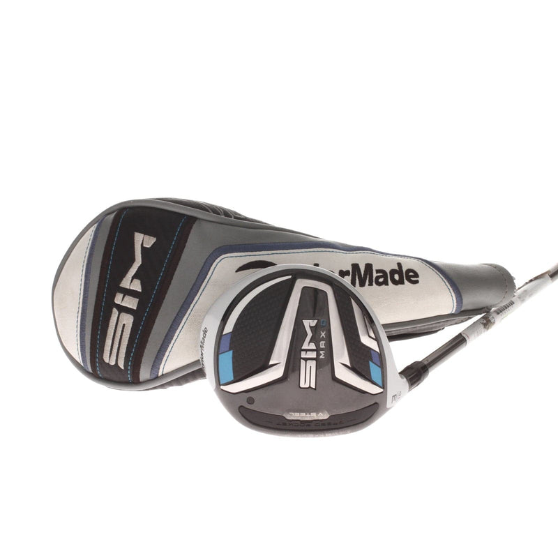 TaylorMade Sim Max D Graphite Mens Left Hand Fairway 3 Wood 16* Senior - UST Mamiya Helium 5F2