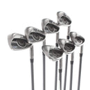 Ping G Series Graphite Mens Right Hand Irons 5-SW Red Dot 1* Flat Regular - Ping CFS 70