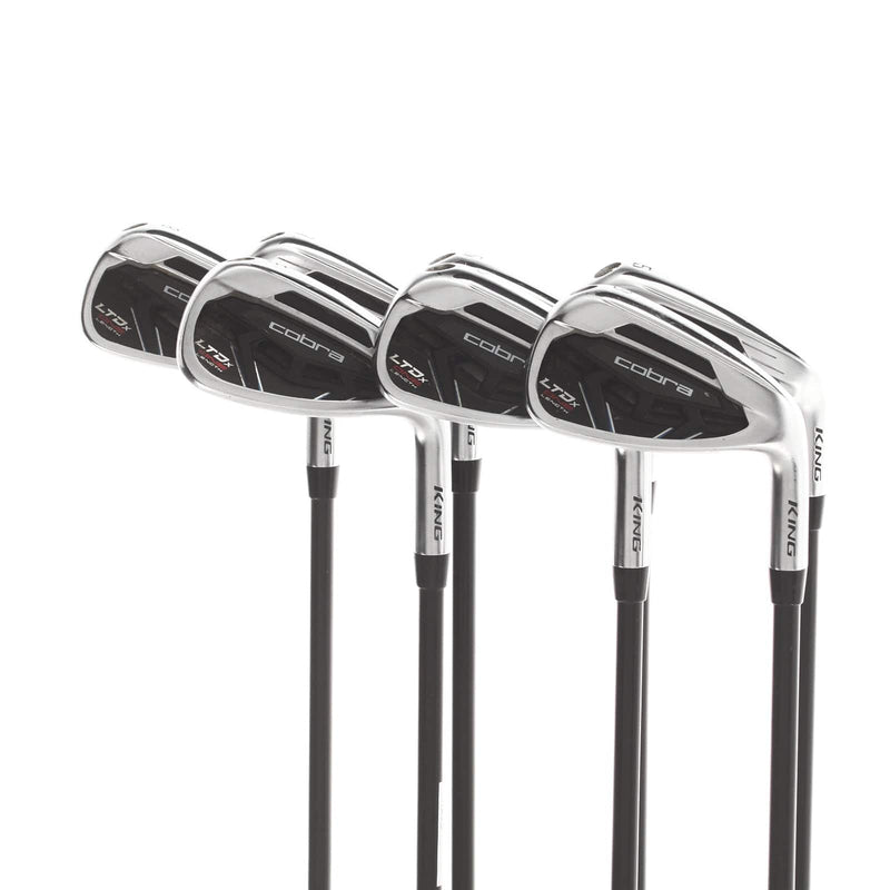 Cobra LTDx One Length Graphite Mens Right Hand Irons 5-GW Regular - KBS PGI 75