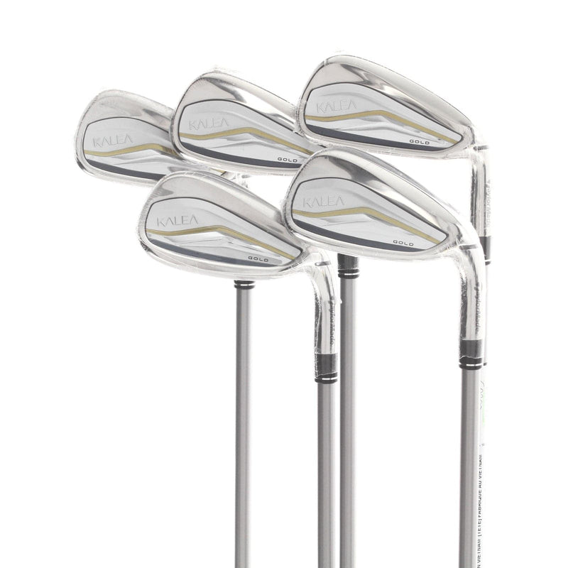 TaylorMade Kalea Gold Graphite Ladies Right Hand Irons 7-SW Ladies - Kalea Gold 40 Soft