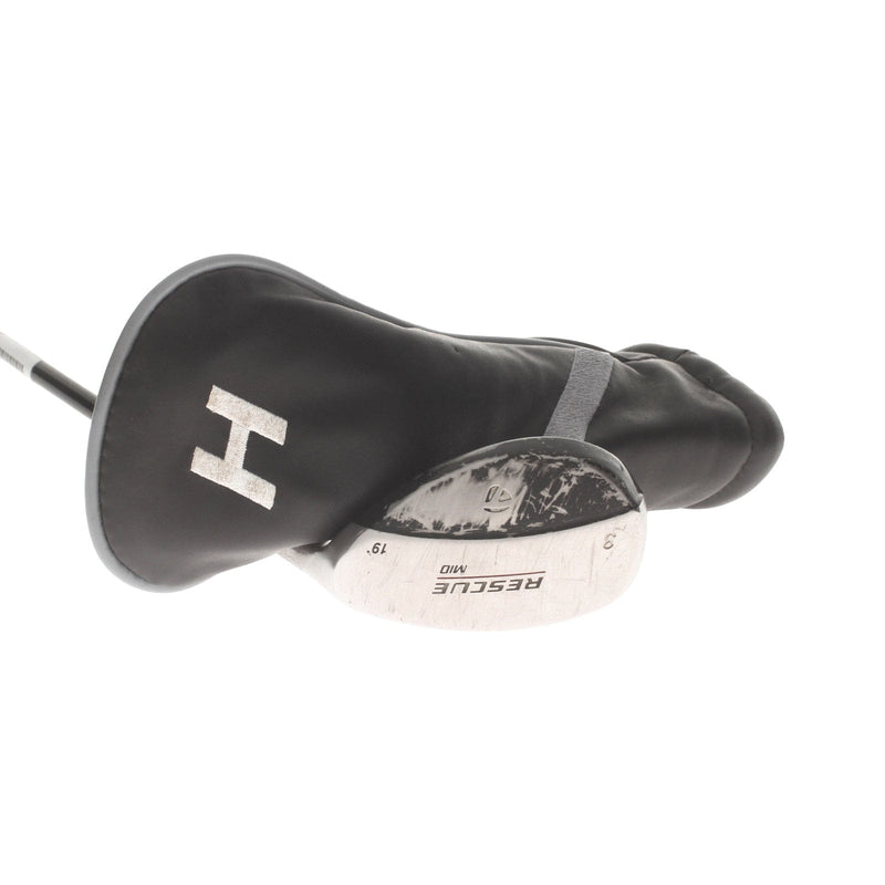 TaylorMade Rescue Mid Graphite Mens Right Hand 3 Hybrid 19* Regular - TaylorMade Ultralite