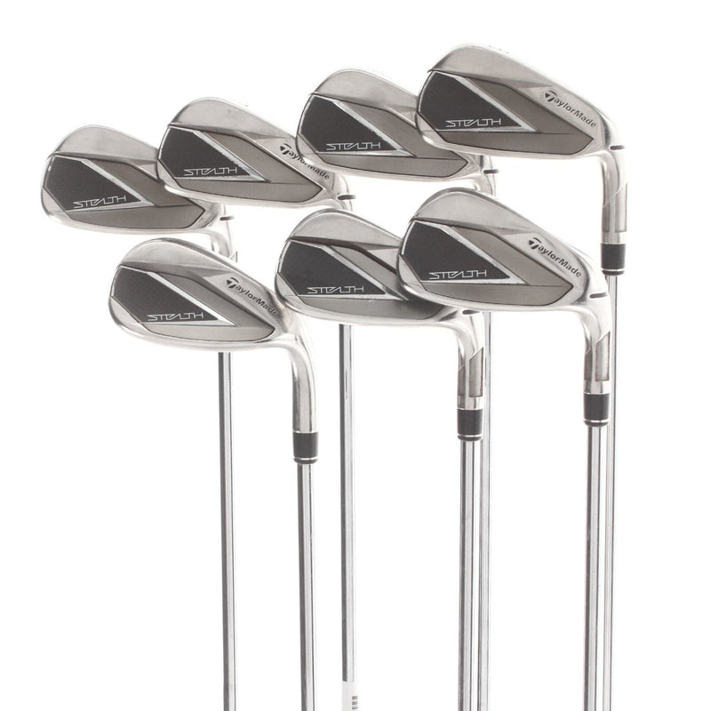 TaylorMade Stealth Steel Mens Right Hand Irons 5-SW Stiff - KBS Max MT 85