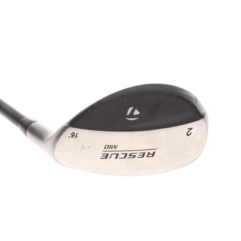 TaylorMade Rescue Mid Graphite Mens Right Hand 2 Hybrid 16* Stiff - TaylorMade Ultralite