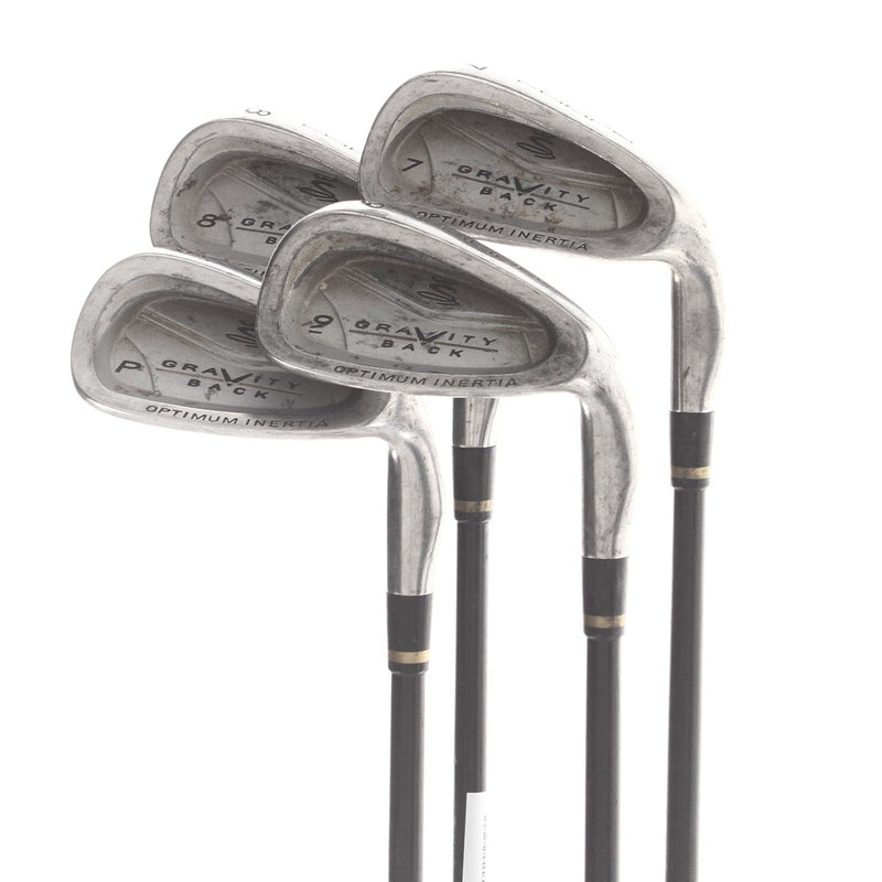Cobra Gravity Back Graphite Mens Right Hand Irons 7-PW Stiff - Cobra