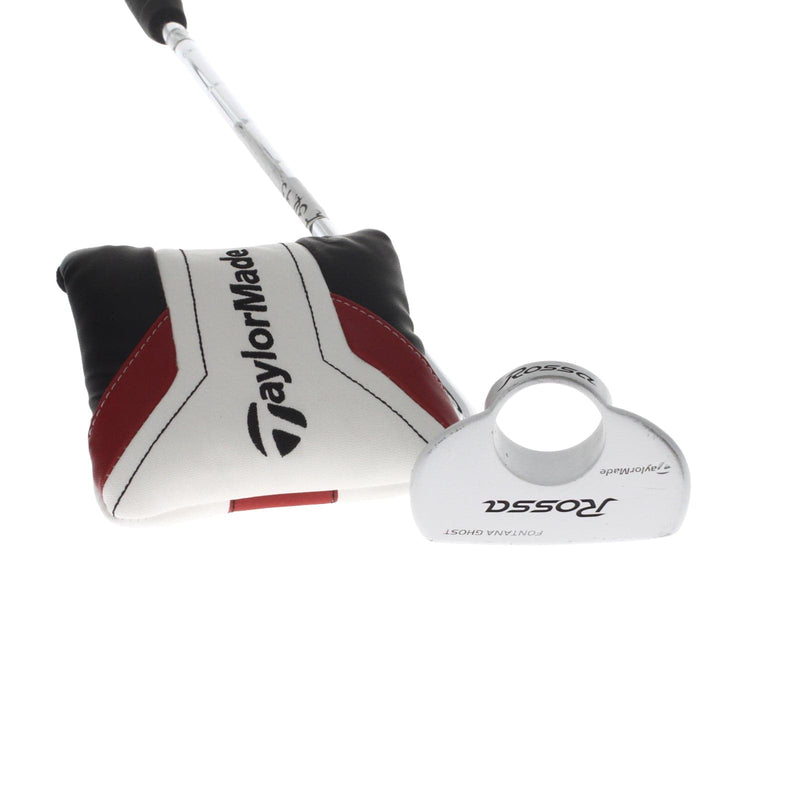 TaylorMade Rossa Fontana Ghost Mens Right Hand Putter 34" Mallet - Lamkin Sink Fit Straight