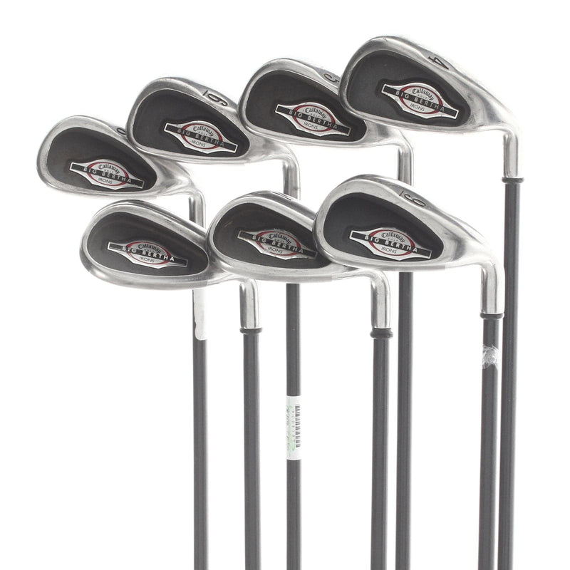 Callaway Big Bertha Graphite Mens Right Hand Irons 4-SW Regular - Callaway RCH 75i