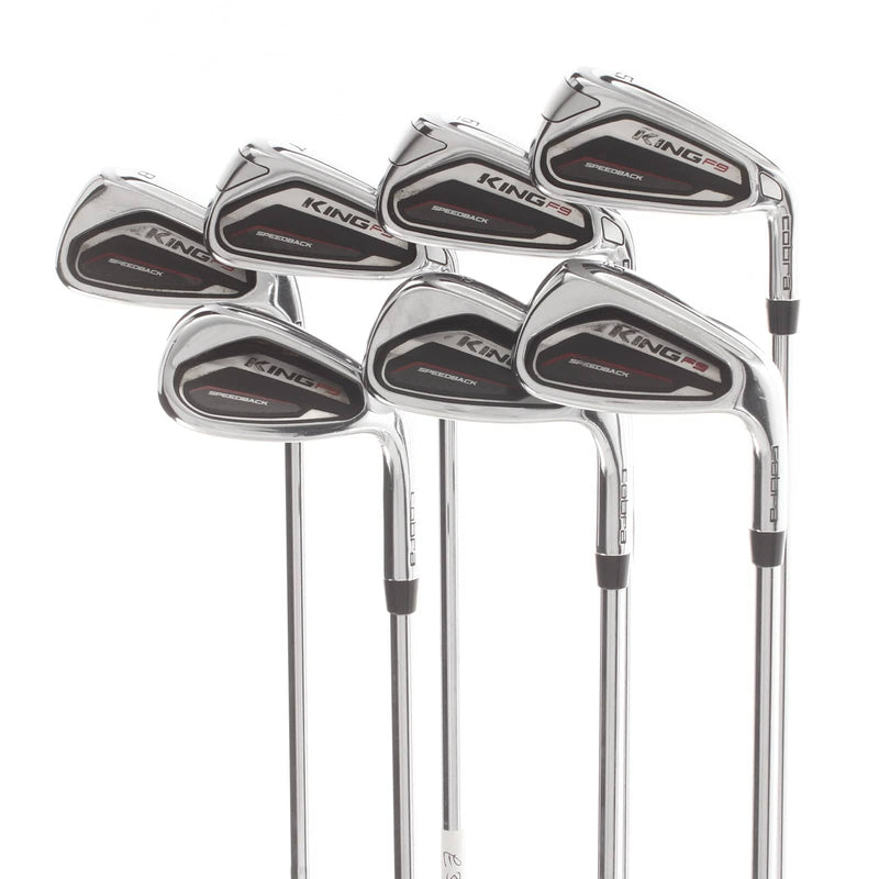 Cobra King F9 Steel Mens Right Hand Irons 5-SW Regular - KBS Tour 90