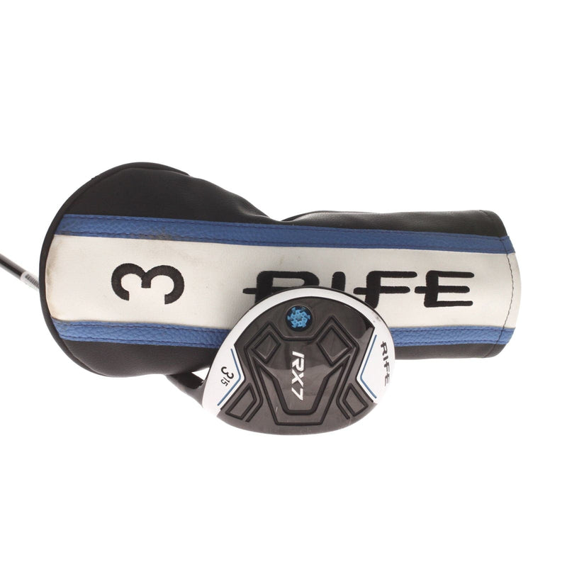 Rife RX7 Graphite Mens Right Hand Fairway 3 Wood 15* Regular - Dynaflow UL65