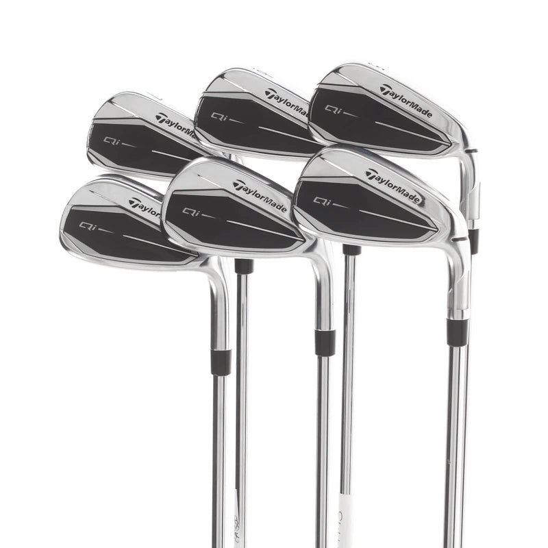 TaylorMade Qi Steel Mens Right Hand Irons 5-PW Stiff - KBS Max MT 85