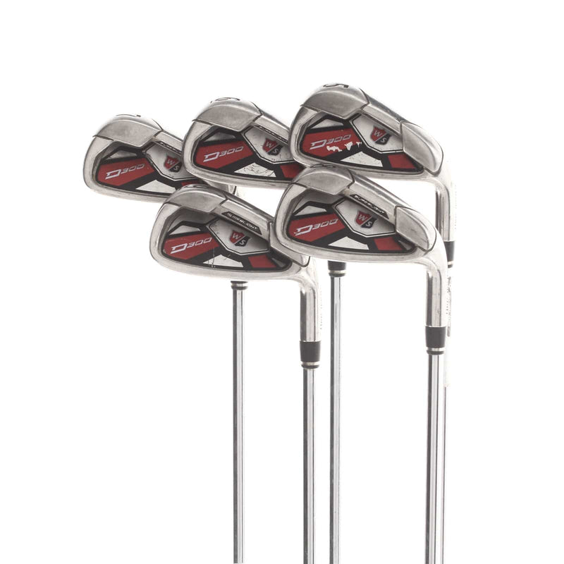 Wilson D300 Steel Mens Right Hand Irons 5-9 Uniflex - Wilson D300