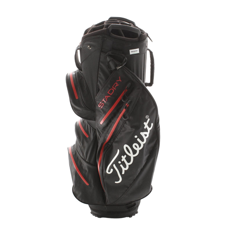 Titleist StaDry Cart Bag - Black/Red/White