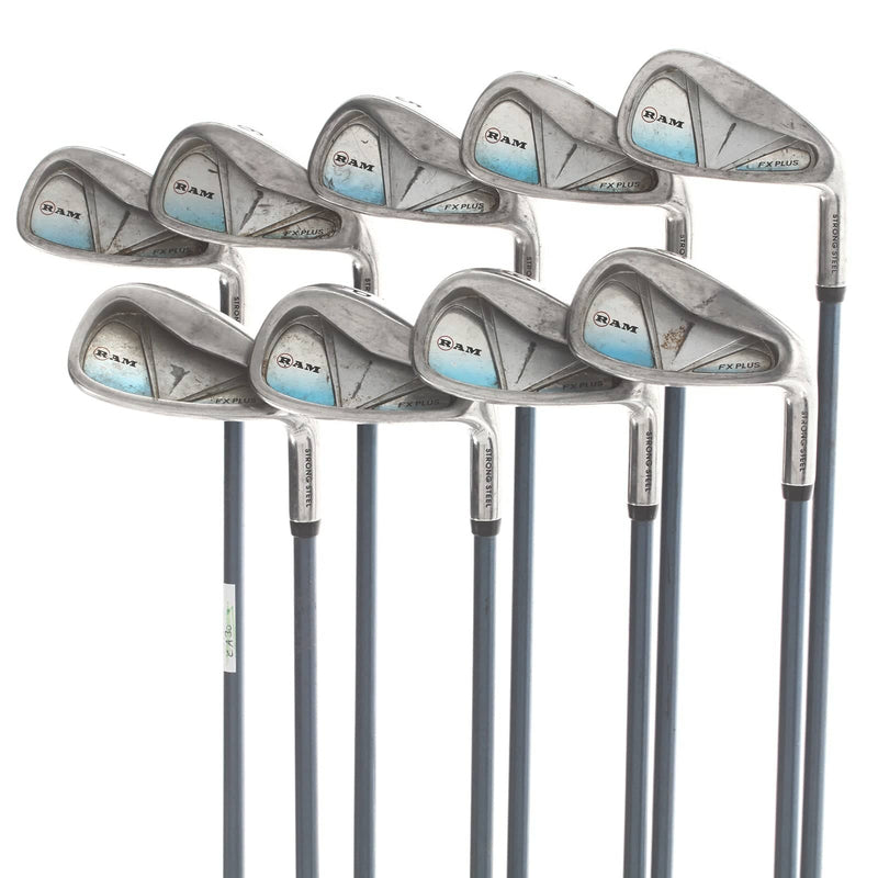 Ram FX Plus Graphite Ladies Right Hand Irons 3-SW Ladies - Ram FX