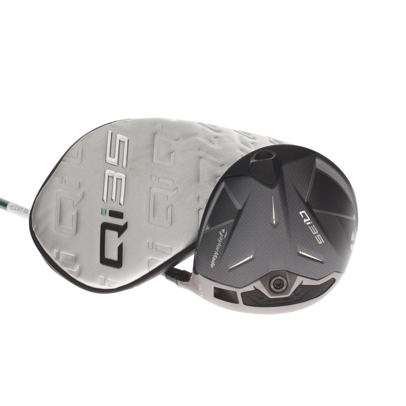 TaylorMade Qi35 Graphite Mens Right Hand Driver 9* Regular - ACCRA GX Green 200 Series